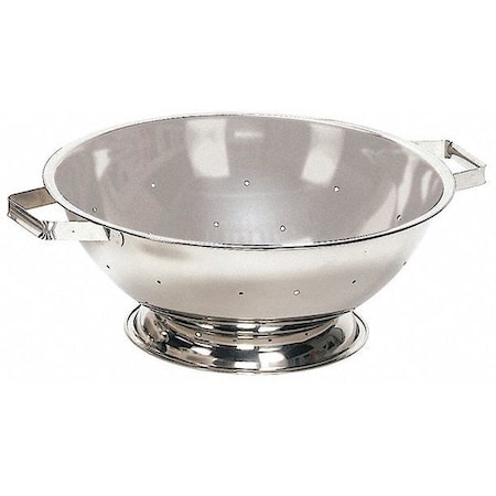 Colander, 3 qt., 3-3/4 in. H, Steel MPN:COL03