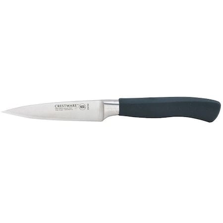 Paring Knife, 3 1/2 in Blade, Black Handle MPN:KN102