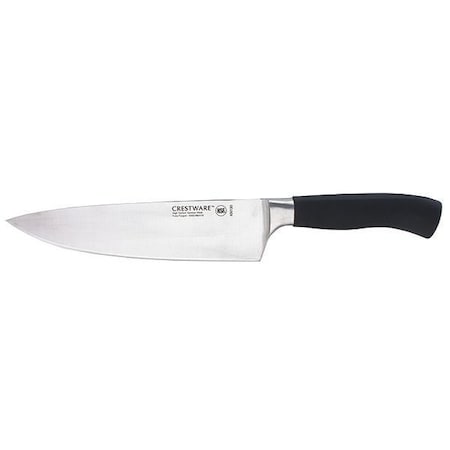 Chef Knife, 8 in Blade, Black Handle MPN:KN130