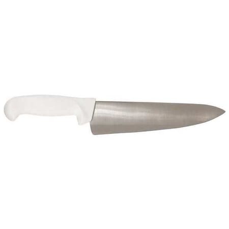 Chef Knife, 10 in Blade, White Handle MPN:KN31