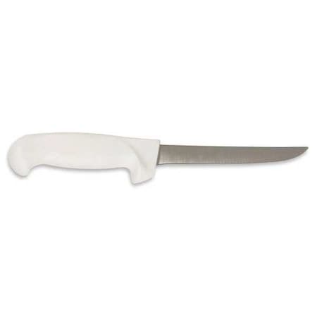 Boning Knife, 6 in Blade, White Handle MPN:KN40