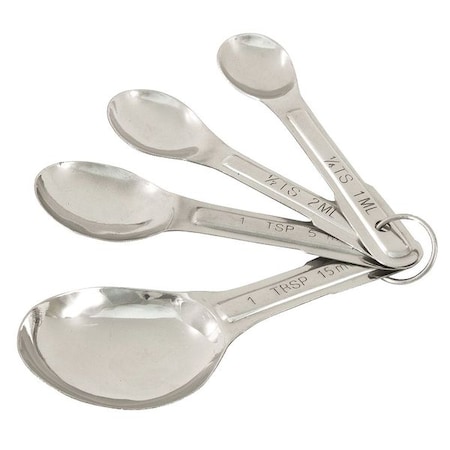 Stainless Steel Measuring Spoon Set MPN:MEASP