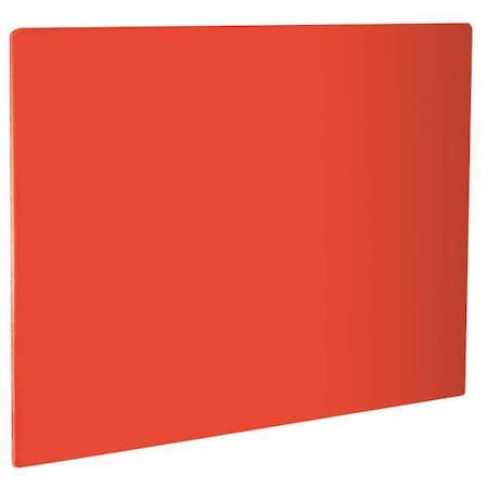 Cutting Board, 20 in. L, Red, Polyethylene MPN:PCB1520R