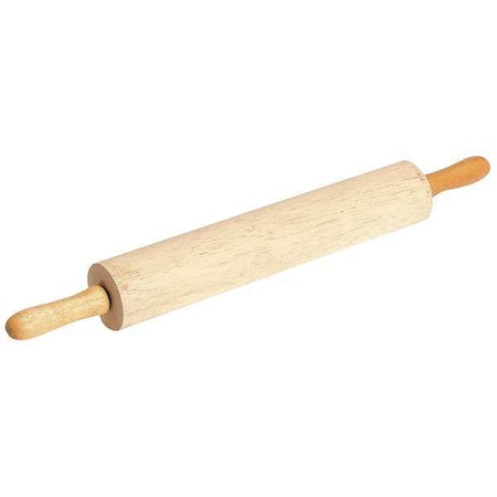 Rolling Pin, 26 in Overall L, Wood MPN:RPW18