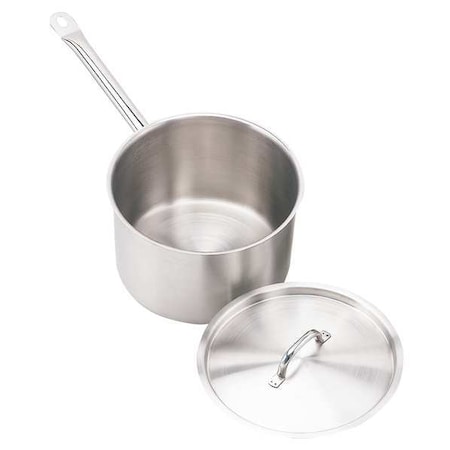 Sauce Pan w/Cover, 2 qt, 7 3/4 In., SS MPN:SSPAN2WC