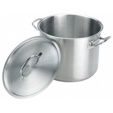 Stock Pot w/Cover, 8 qt, 11 In., SS MPN:SSPOT08