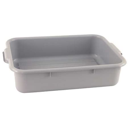 Bus Tub, Polypropylene, Gray MPN:BT7GY