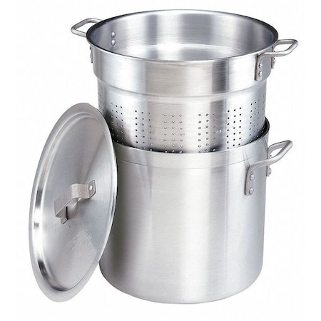 Pasta Cooker, 13 1/8 in Dia, Aluminum MPN:PASTA20
