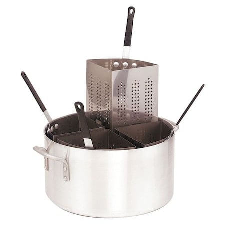 Pasta Cooker, 14 in Dia, Aluminum MPN:PASTA20D