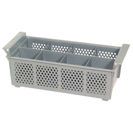Flatware Basket, Plastic, 8-Compartments MPN:FWB8