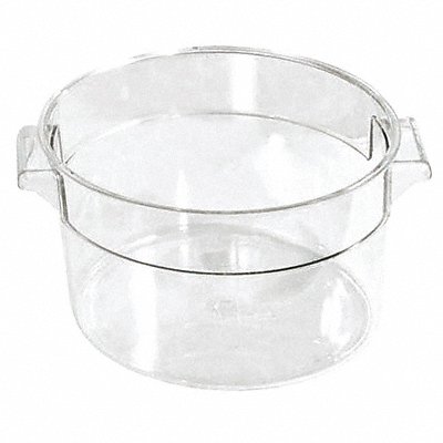 Round Storage Container Clear 1 qt. MPN:RCC1