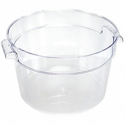 Round Storage Container Clear 12 qt. MPN:RCC12