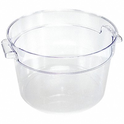 Round Storage Container Clear 2 qt. MPN:RCC2 Round Storage Container Clear 2 qt. MPN:RCC2