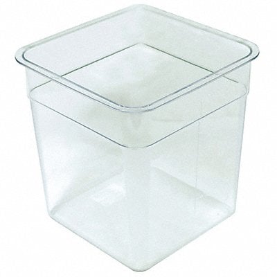 Round Storage Container Clear 1/2 in D MPN:SQC12