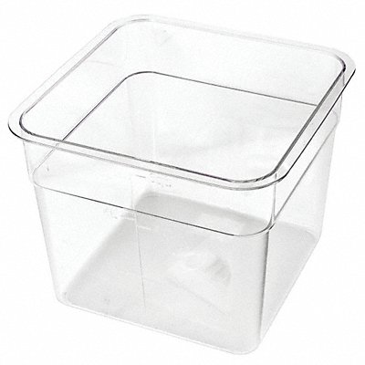 Square Storage Container Clear 4 in D MPN:SQC2