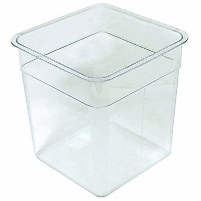 Round Storage Container Clear 7 in D MPN:SQC6