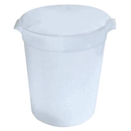Stackable Round Container, White, Polyethylene MPN:RCW18