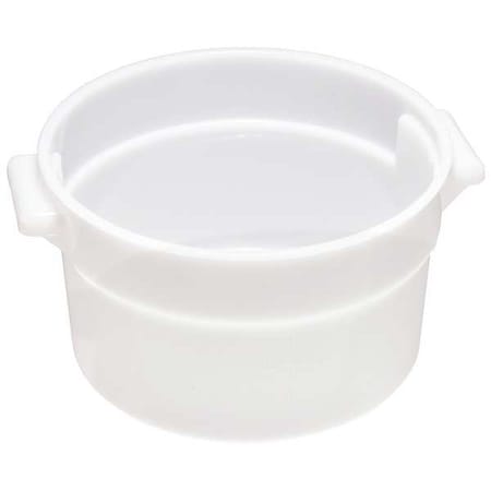 Stackable Round Container, White, Polyethylene MPN:RCW2
