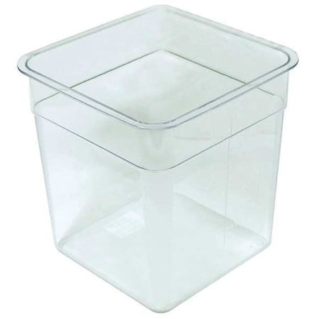 Stackable Food Storage Container, Clear, Polycarbonate MPN:SQC8
