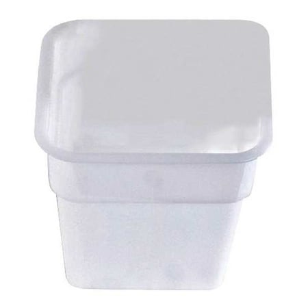 Stackable Food Storage Container, White, Polyethylene MPN:SQW4
