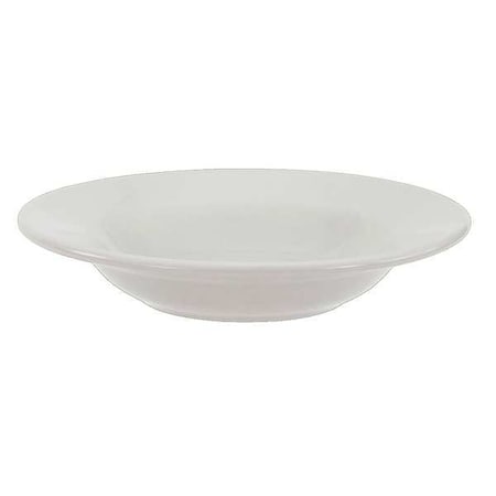 Rimmed Bowl, 12 oz., Ceramic Bright White PK24 MPN:AL61