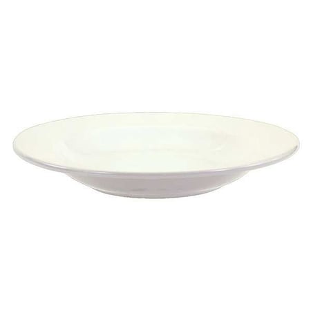 Rimmed Bowl, 15 oz., Ceramic Bright White PK12 MPN:AL62