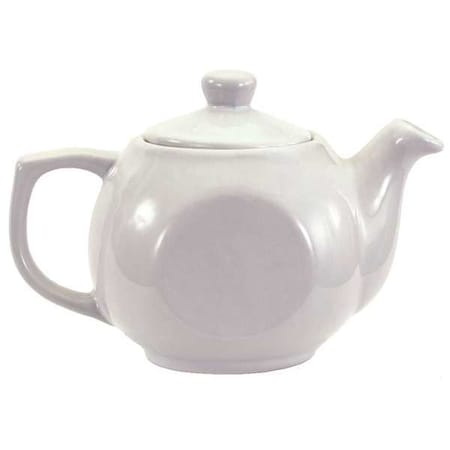 Tea Pot, 14 oz. Ceramic White PK12 MPN:AL74