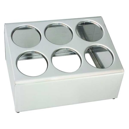 Flatware Dispenser, 8 x 15 in, Silver MPN:CFD6