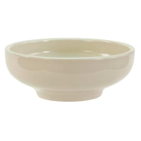 Footed Nappie Bowl, 16 oz., Ceramic Bone White PK12 MPN:CM35