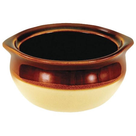 Onion Soup Crock, 10 oz., Ceramic Caramel PK36 MPN:CM4OSC