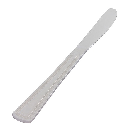 Dinner Knife, 9 in L, Silver, PK12 MPN:CON504