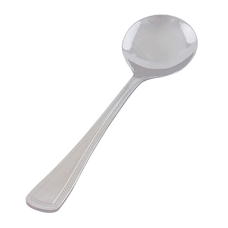 Bouillon Spoon, 6 3/4 in L, Silver, PK36 MPN:CON510