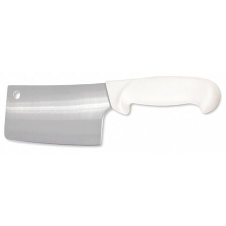 Cleaver, 6 in Blade, White Handle MPN:KN60