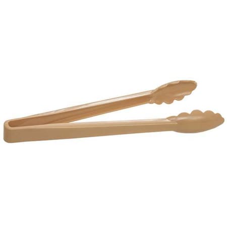 Tong, Beige, 12 in. L, Plastic MPN:PCT12BG