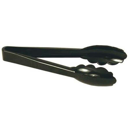 Tong, Black, 9 in. L, Plastic MPN:PCT9BK