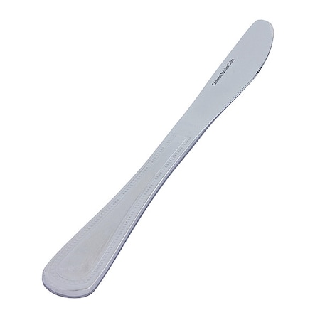 Dinner Knife, 8 1/2 in L, Silver, PK12 MPN:PER104