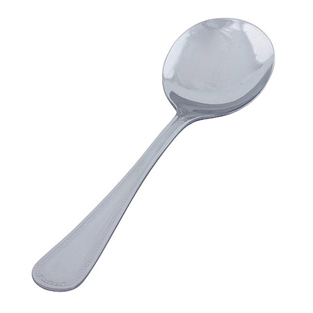 Bouillon Spoon, 6 in L, Silver, PK12 MPN:PER110