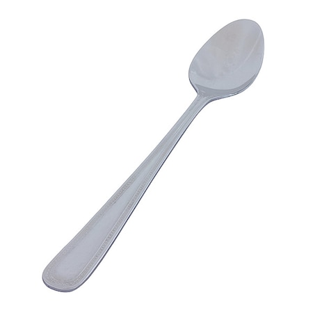 Ice Tea Spoon, 7 1/2 in L, Silver, PK12 MPN:PER112