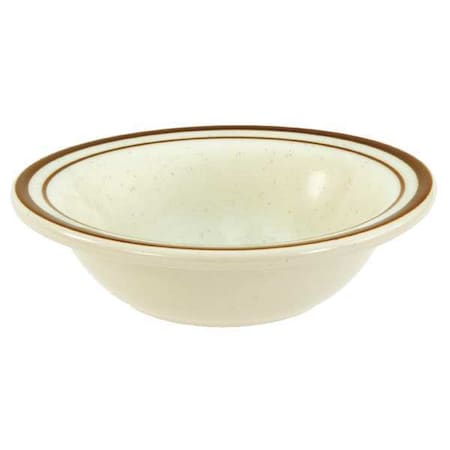 Grapefruit Bowl, 9 oz., Ceramic Brown Speckled w/Double Band PK36 MPN:SC32