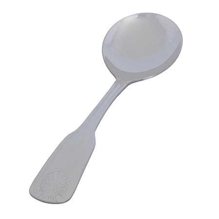 Bouillon Spoon, 6 1/8 in L, Silver, PK36 MPN:SHL210
