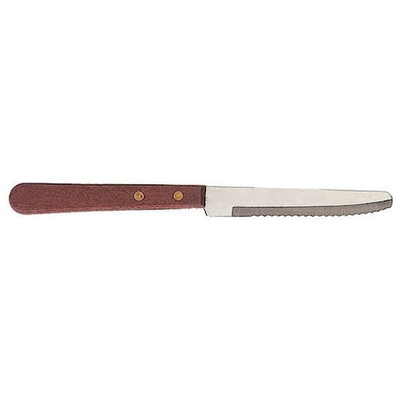 Steak Knife, 4-9/64 in.L, Rounded Tip, PK12 MPN:SKRW2