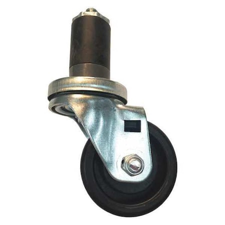 Caster Swivel Stem, 1-1/2 x 3 in., Black MPN:12882