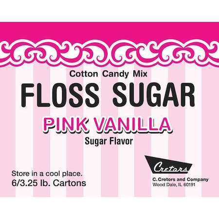 Cotton Candy Vanilla Mix, 3-1/4 lb., PK6 MPN:7409