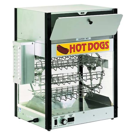 Hot Dog Broiler, Up to 36 Hot Dogs, 120V MPN:E1700