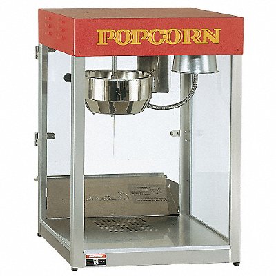 Popcorn Maker 12 oz 120V Silver/Red MPN:T312A1X-XXX-X