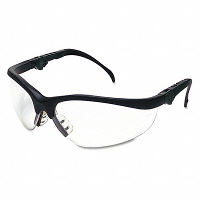 Safety Glasses Black Frame Clear Lens MPN:KD310
