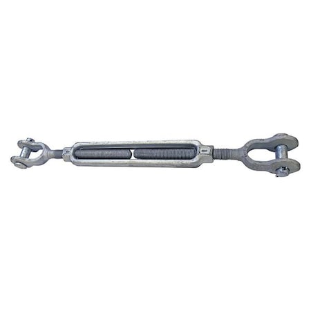 Turnbuckle, Jaw and Jaw, Steel, 1 in. Dia. MPN:1032812