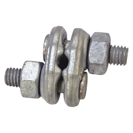 Wire Rope Dbl-Saddle Clip, 3/4