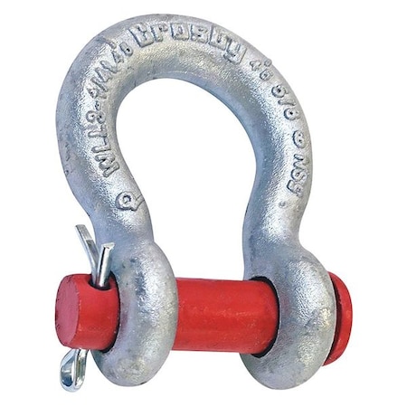 Anchor Shackle, 6, 500 lb, Carbon Steel MPN:1018115