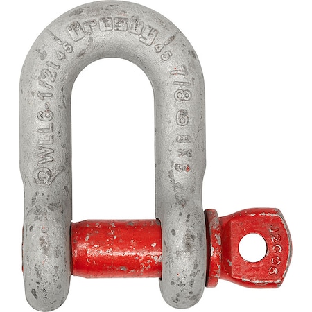 D-Shackle, 3, 000 lb Load Cap, Carbon Steel MPN:1019392